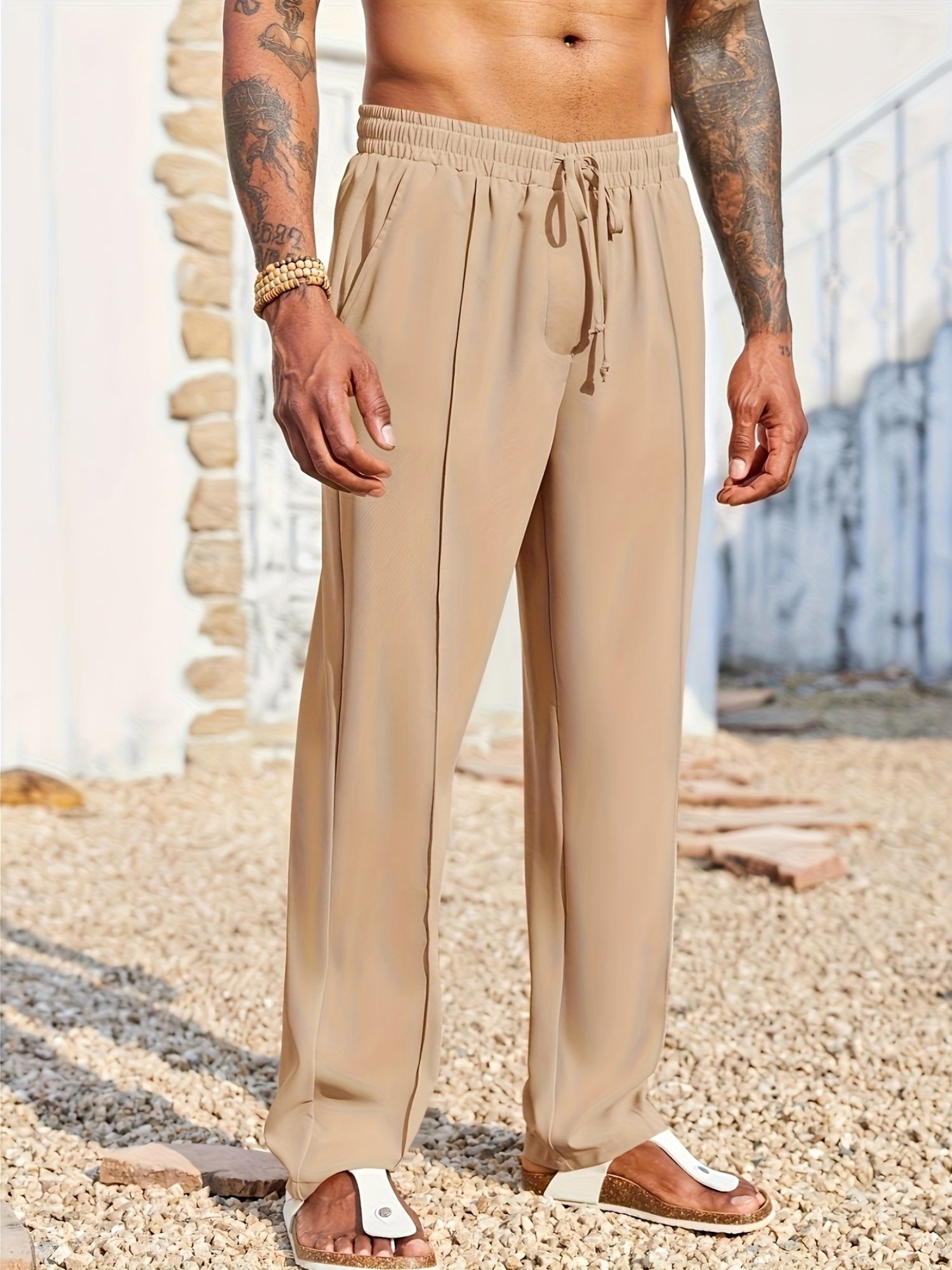 Men’s Fashion Corduroy Pants – Casual Straight Fit, Anti-Wrinkle, Comfortable Long Pants