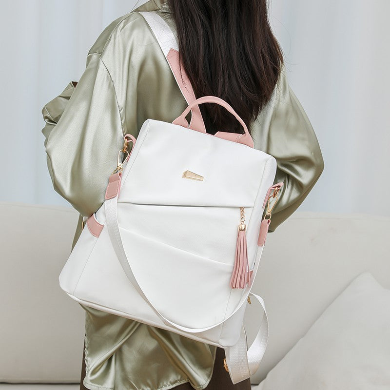 Girls’ Anti-Theft Oxford Backpack – Travel, School, Daily Use