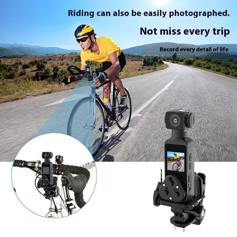 Pocket-Sized 4K Action Camera with Anti-Shake (Clear, professional, and highlights key features