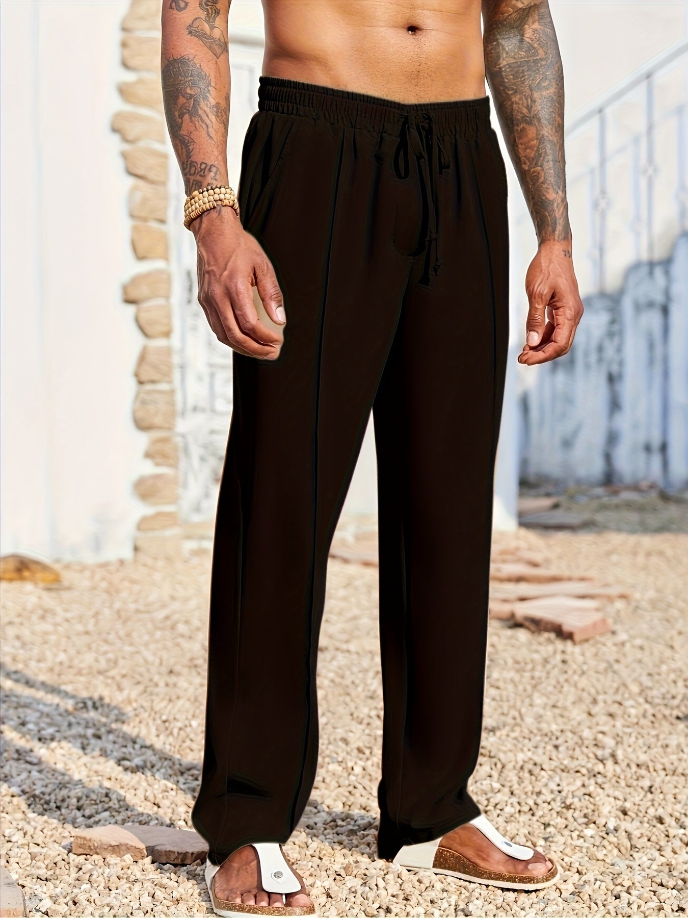 Men’s Fashion Corduroy Pants – Casual Straight Fit, Anti-Wrinkle, Comfortable Long Pants