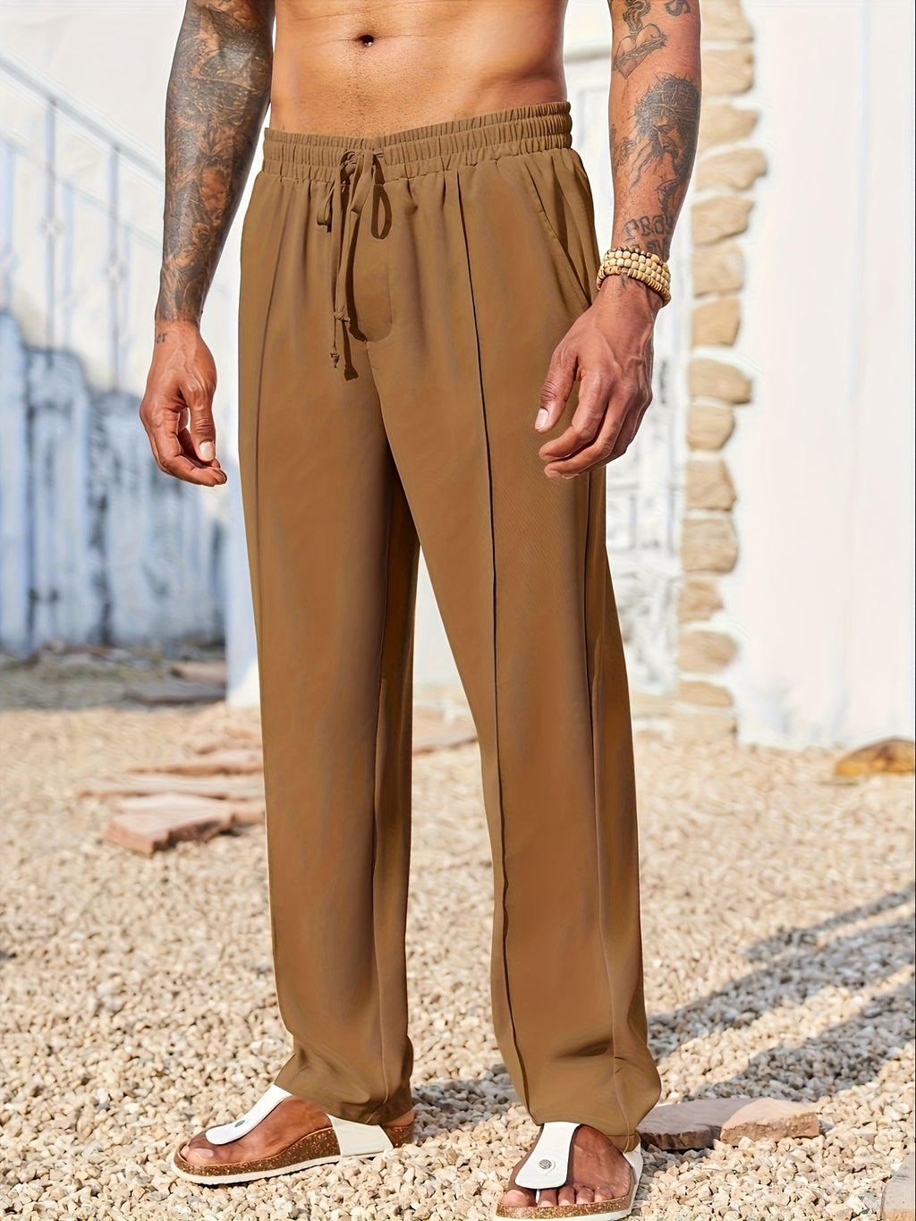 Men’s Fashion Corduroy Pants – Casual Straight Fit, Anti-Wrinkle, Comfortable Long Pants