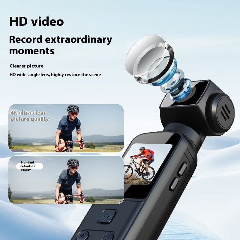 Pocket-Sized 4K Action Camera with Anti-Shake (Clear, professional, and highlights key features