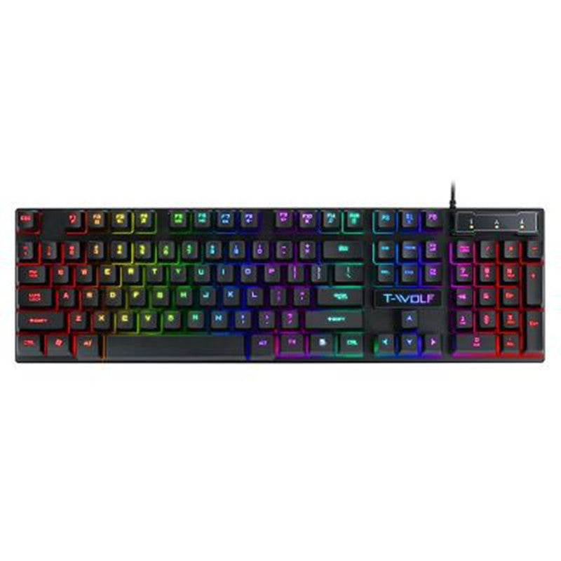 Gaming USB Luminous Wired Keyboard – Floating Keycap Design