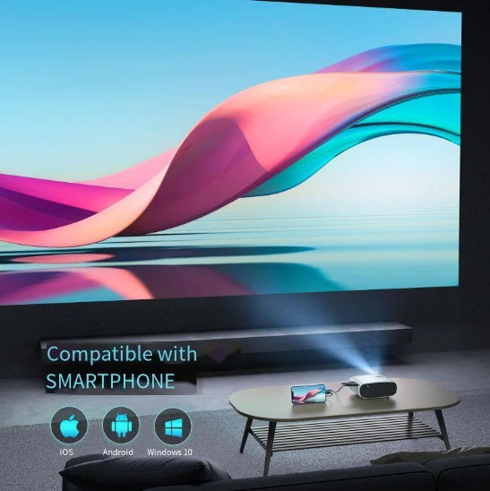 Mini HD Projector – Portable Home Theater Video Projector