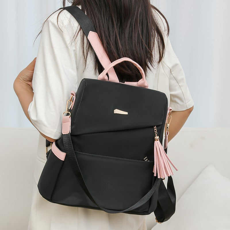 Girls’ Anti-Theft Oxford Backpack – Travel, School, Daily Use